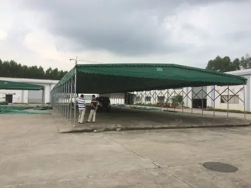 南雄市膜结构推拉棚
